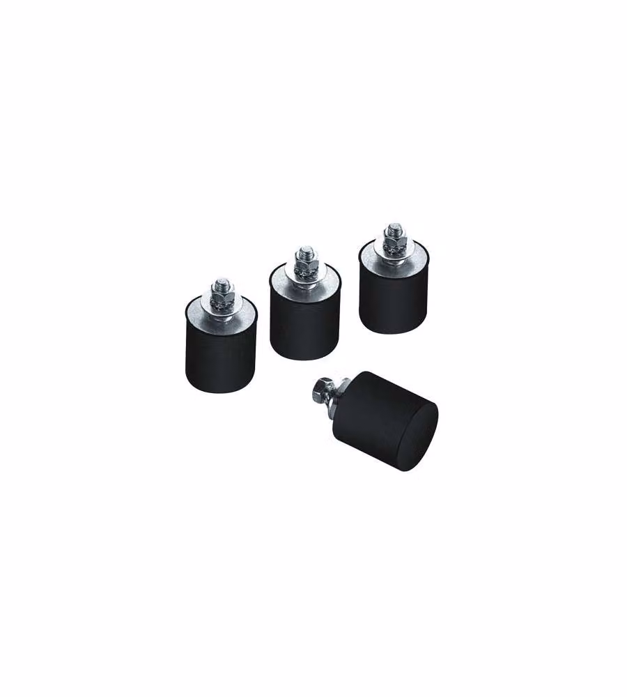 Dianclima Kit antivibranti a pavimento gomma naturale 40x40mm 4 pezzi