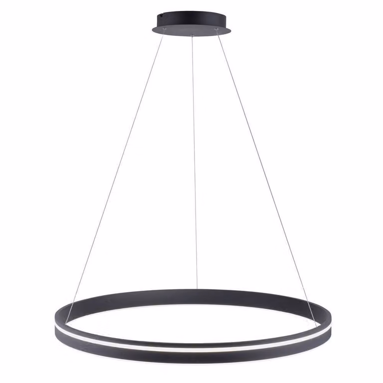 Lampada a sospensione LED Q-Vito Ø 79cm CCT antracite