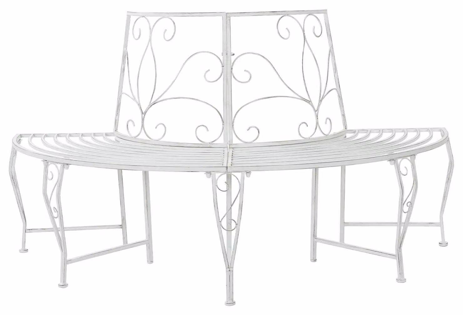 Panchina in legno 4 posti 160 x 80 x 89 cm Acciaio