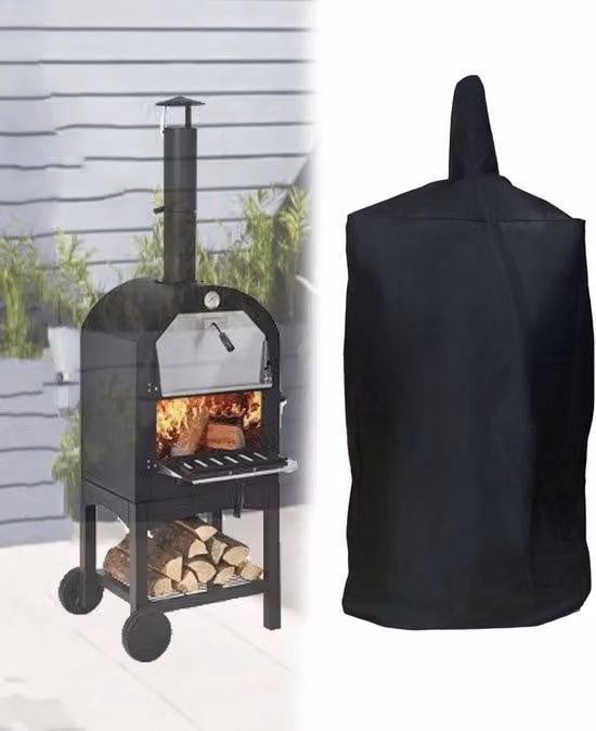 VHV - Copertura impermeabile per forno a pizza - dimensioni 165 cm x 45 cm x 65 cm (65" x 18" x 26"), realizzata in tessuto Oxford 600D, impermeabile, ideale per giardino, terrazza e cucina esterna