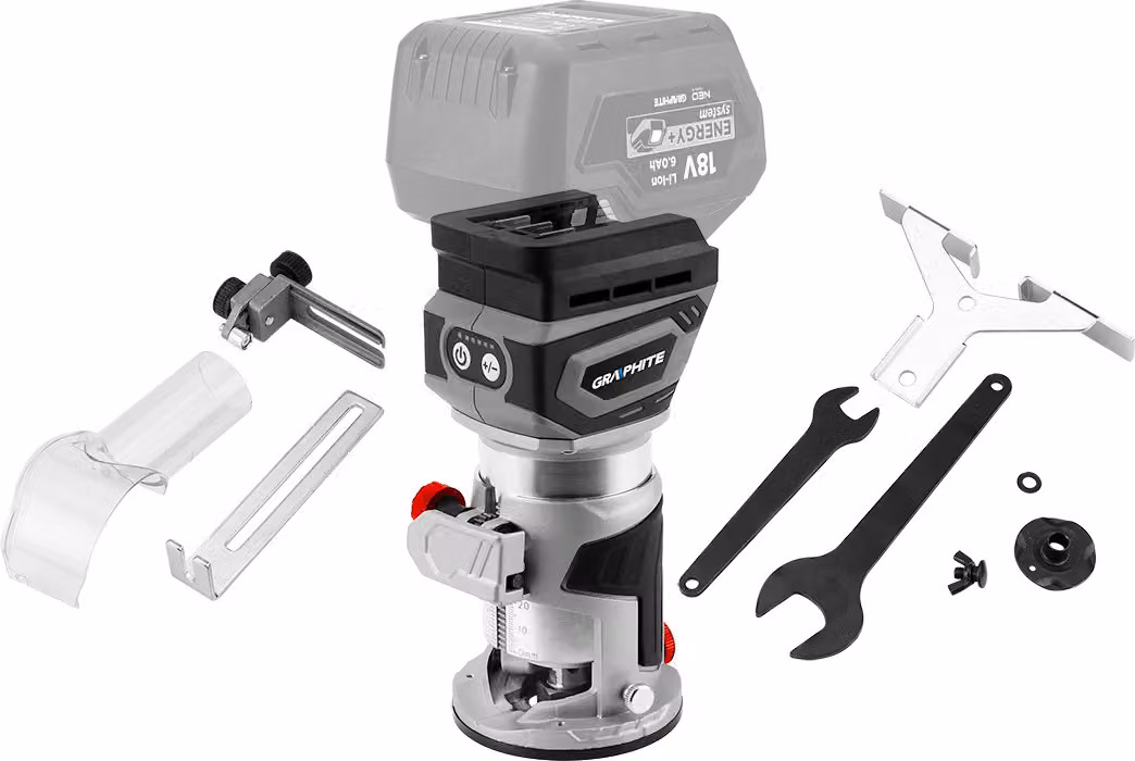 Rifilatore GRAPHITE Pantografo per bordi Pantografo per legno senza caricatore Pantografo con motore brushless Velocità da 12 000 a 28 000