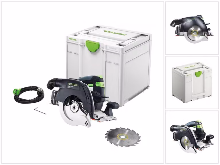 Festool HK 55 EBQ-Plus Sega circolare portatile 1200 W 160 mm ( 576121 ) + Lama circolare + Systainer