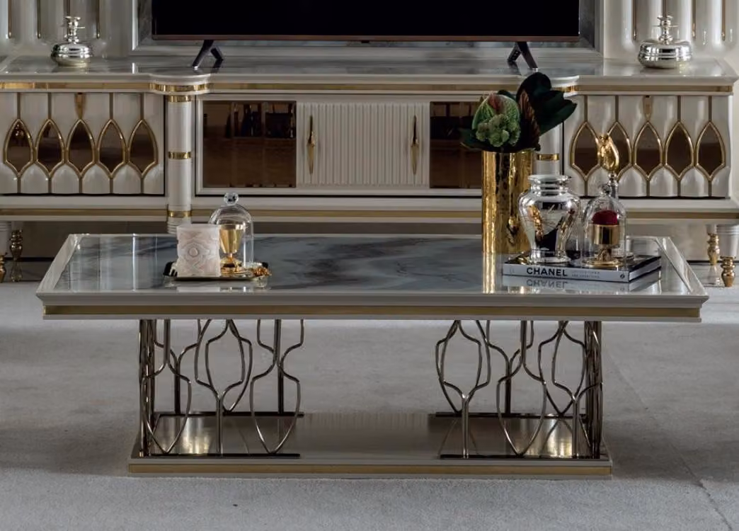 Couchtisch Grau Beistelltisch Elegantes Design Elegantes Wohnzimmer Modern