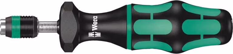 Wera 7445 Avvitatore dinamometrico con mandrino a cambio rapido Rapidaptor 2,5 - 11,5 in.lbs.