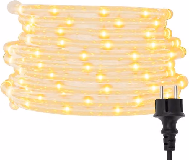 Luce a corda flessibile decorativa per interni ed esterni 10000 x 1 x 1 cm in PVC bianco caldo 02_0059296