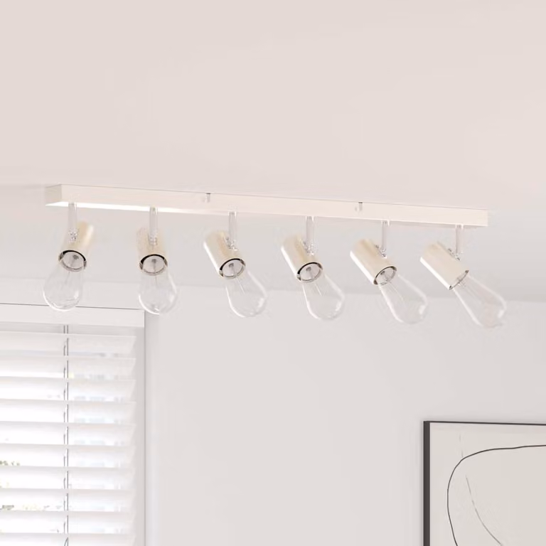 Faretto da soffitto Nichel 73 x 6,5 x 11,5 cm Metallo