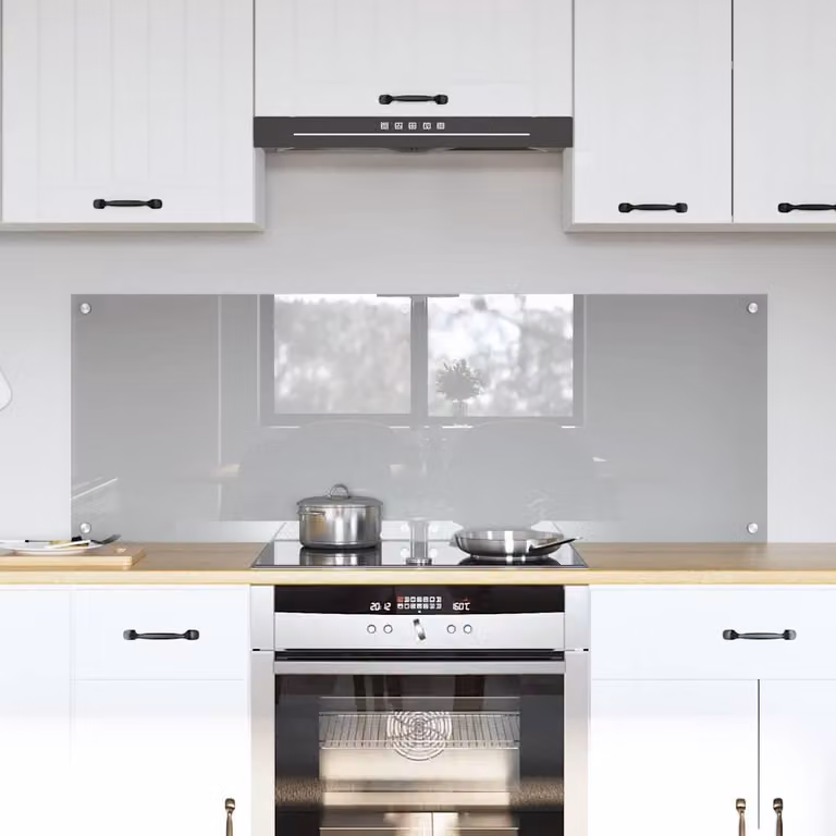Set di 2 schienali da cucina vidaXL colore grigio chiaro, L 70 cm x P 50 cm