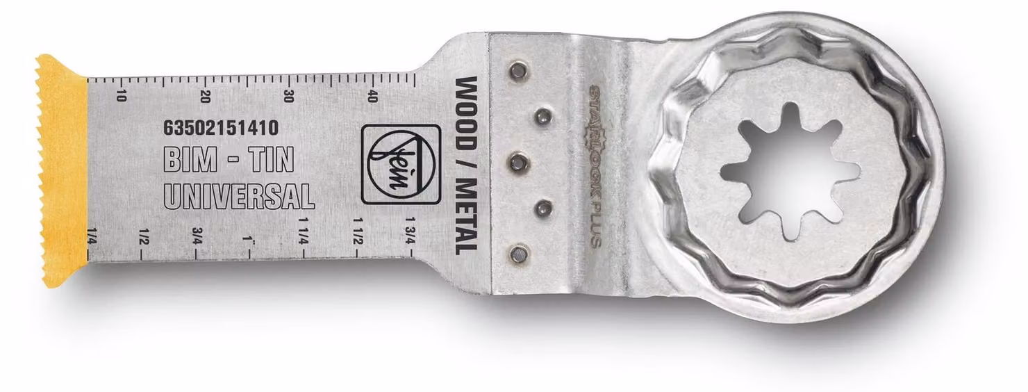 Lama bi-metallica Fein E-Cut con rivestimento TiN, lunghezza 60 mm, larghezza 28 mm, confezione da 1 | 63502151410