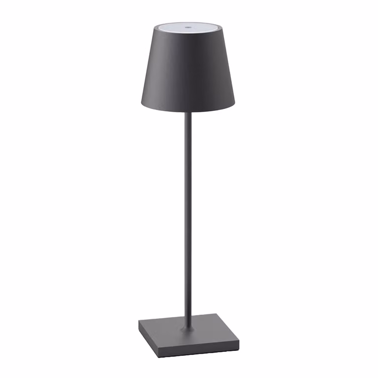 Sigor lampada da tavolo ricaricabile NUINDIE USB-C 380mm nero notte