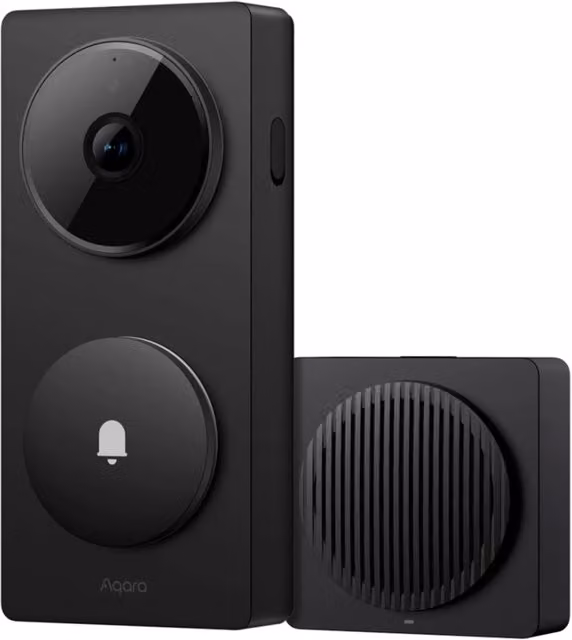 Campanello Videocamera 2K con Hub Connesso G410 per Porta d'Ingresso Nero Aqara