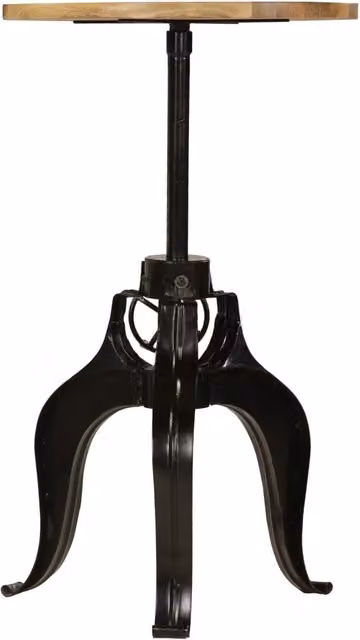 Tavolo da Bar in Legno Massello di Mango 60x(76-110) cm 245266