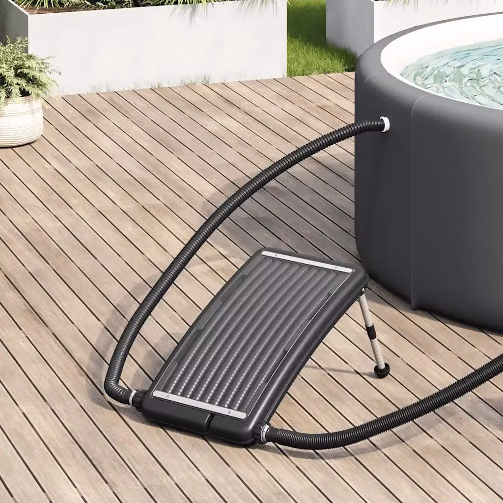 Pannello Solare Termico Curvo per Piscina in Policarbonato e Alluminio Nero L: 72,5 cm x P: 46 cm – 2