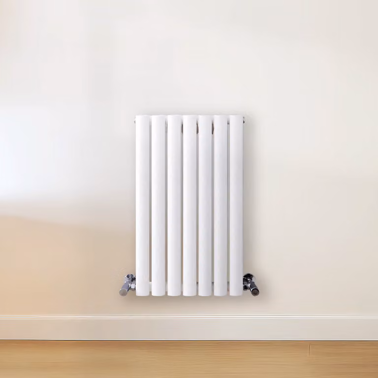Radiatore Orizzontale Bianco 510W 635x413mm - Compatto - Alta Resa - Design Moderno - Revive
