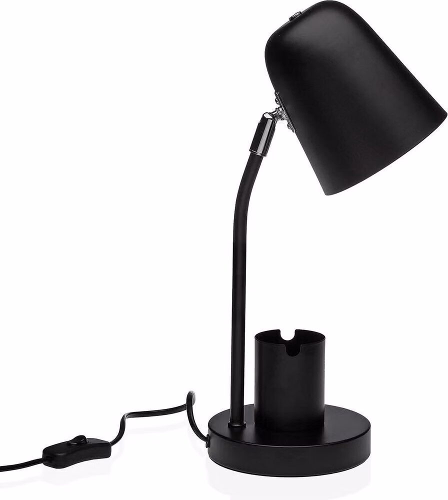 Lampada da tavolo Versa nero 25 W