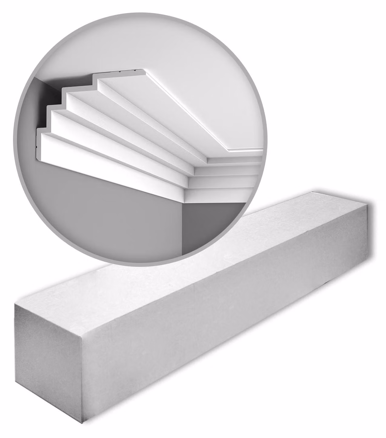 Cornici Orac Decor MODERN C393-box 1 cartone con 7 strisce decorative 14 m