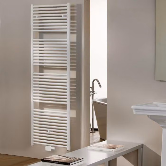 Radiatore da bagno domestici con attacco centrale, dimensioni 60 x 150,6 cm