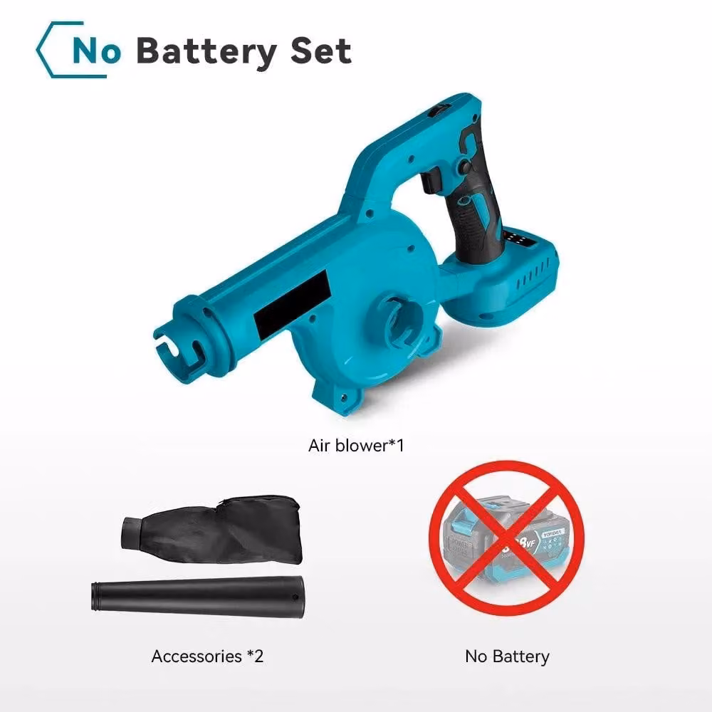 Bladblazer - Accu - Motore brushless da 1000W - 6 velocità - 15.000 giri/min - 18V - Leggero e portatile