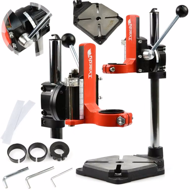 TVARDY Supporto per trapano, 43 mm, 400 mm T03298