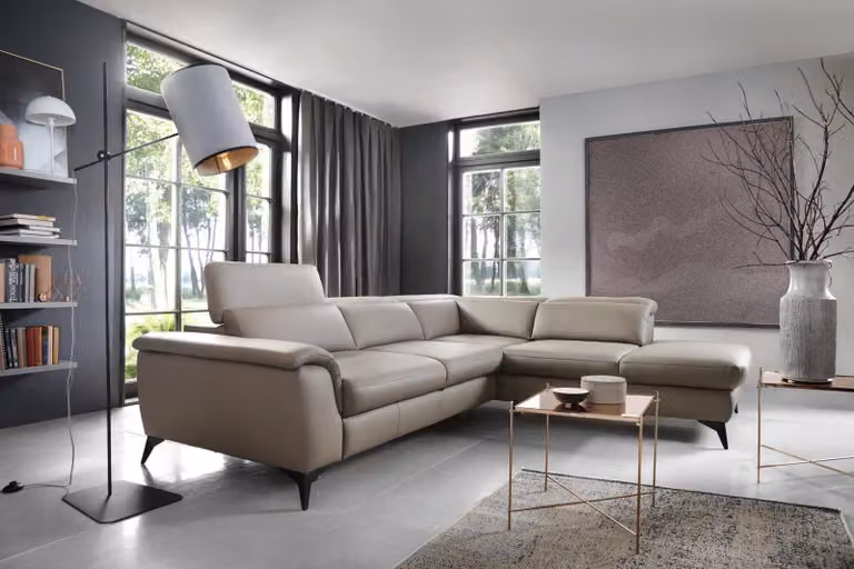 Wohnlandschaft Design Ecksofa Textil Samt Sofas L-Form Sofa Couch Polster