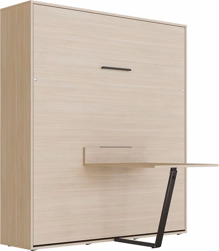 SMARTBett Letto a Scomparsa M3 160x200 cm – Verticale con Tavolo Rovere Kaiserberg