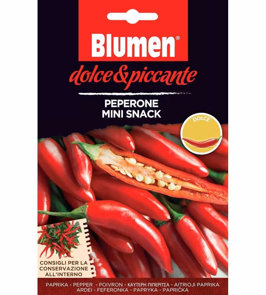 Semi di peperoncino mini snack rosso