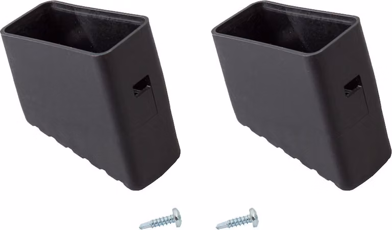 Tappo per piede MONTO (coppia) nero 40x20 mm, per gradini e scalette MONTO e per scalette CORDA