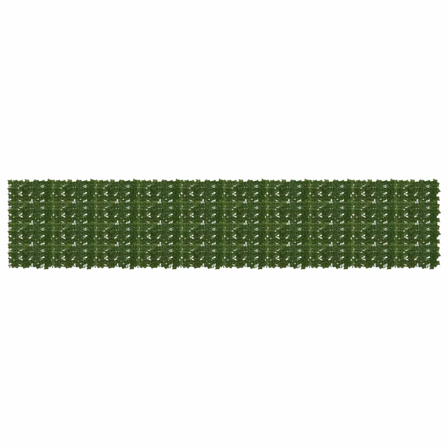 vidaXL Schermo per balcone con siepe artificiale verde, L: 500 cm, H: 100 cm