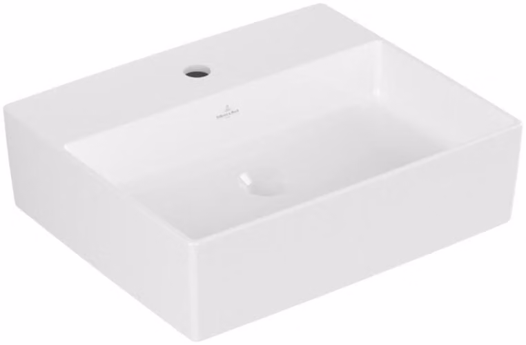 Villeroy & Boch Memento 2.0 lavabo à poser, 1 trou pour robinet, sans trop-plein, brut, 500x420mm, 4A075101, 4A075101