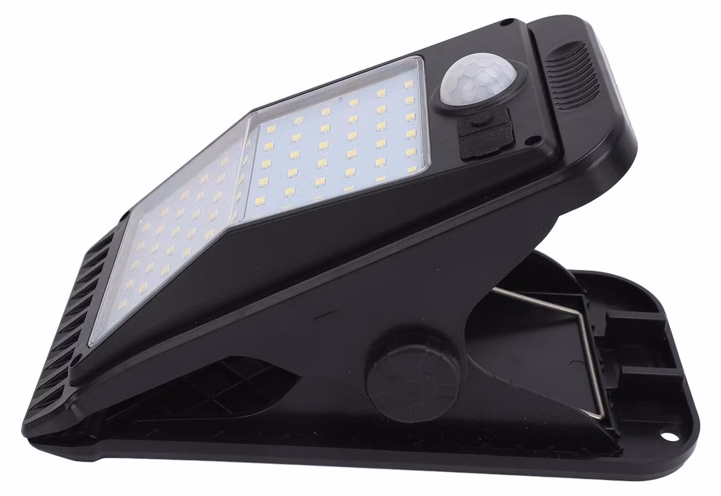 Lampada solare con sensore di movimento, 72 LED, grado di protezione IP65, luce bianco caldo