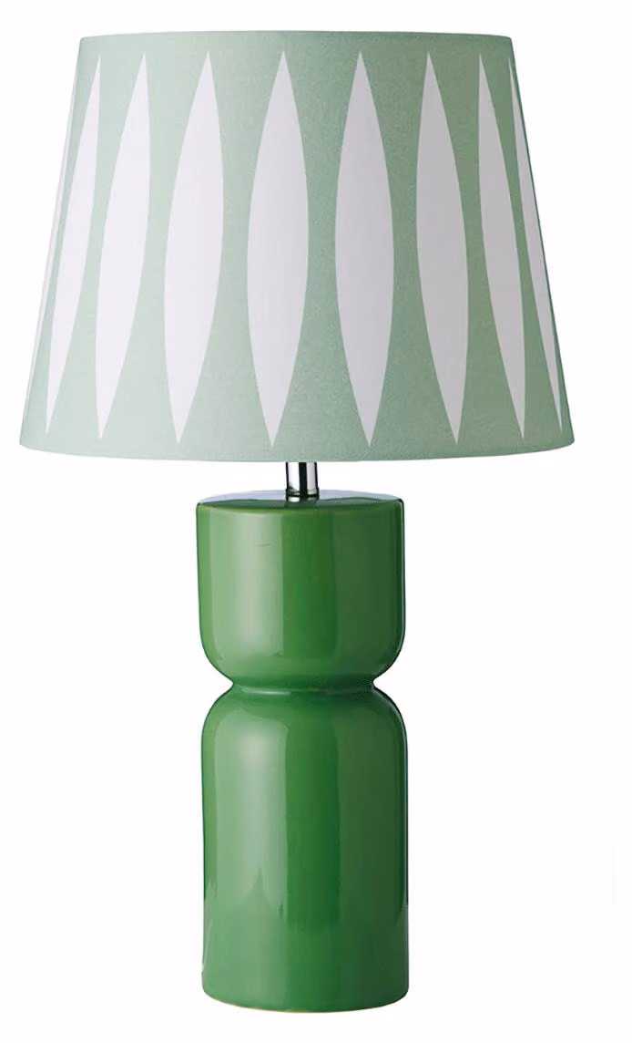 Lampada da tavolo "Paris", color verde intenso.