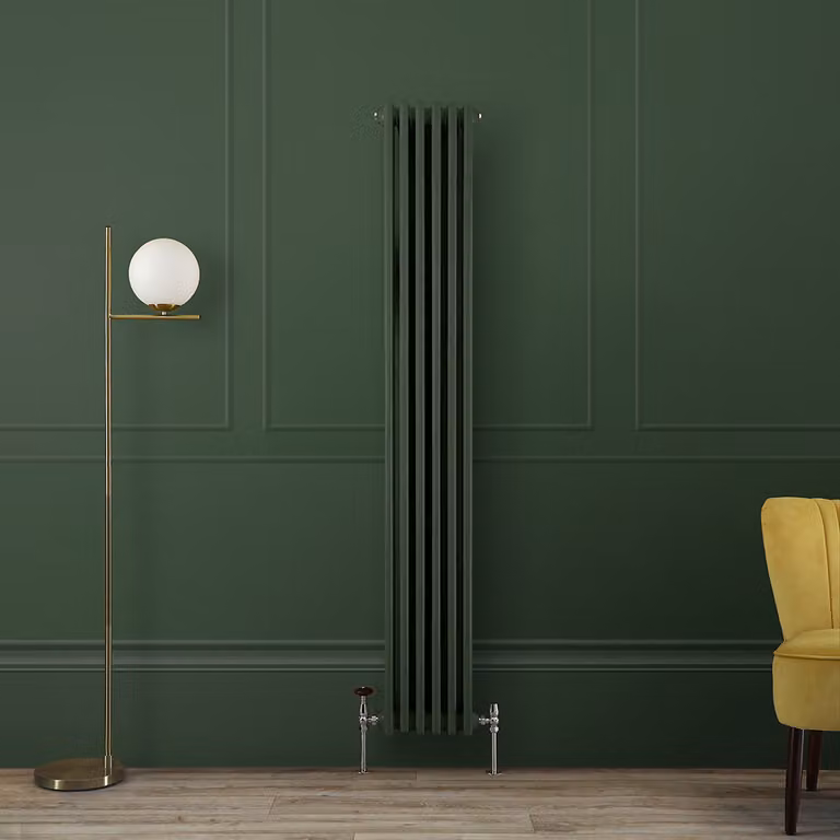 Radiatore Verticale Verde 1800x290mm Triplo - Hudson Reed