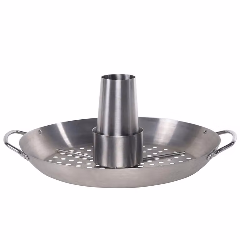 Cestello per arrostire pollo e verdure, acciaio inox - Santos Grills
