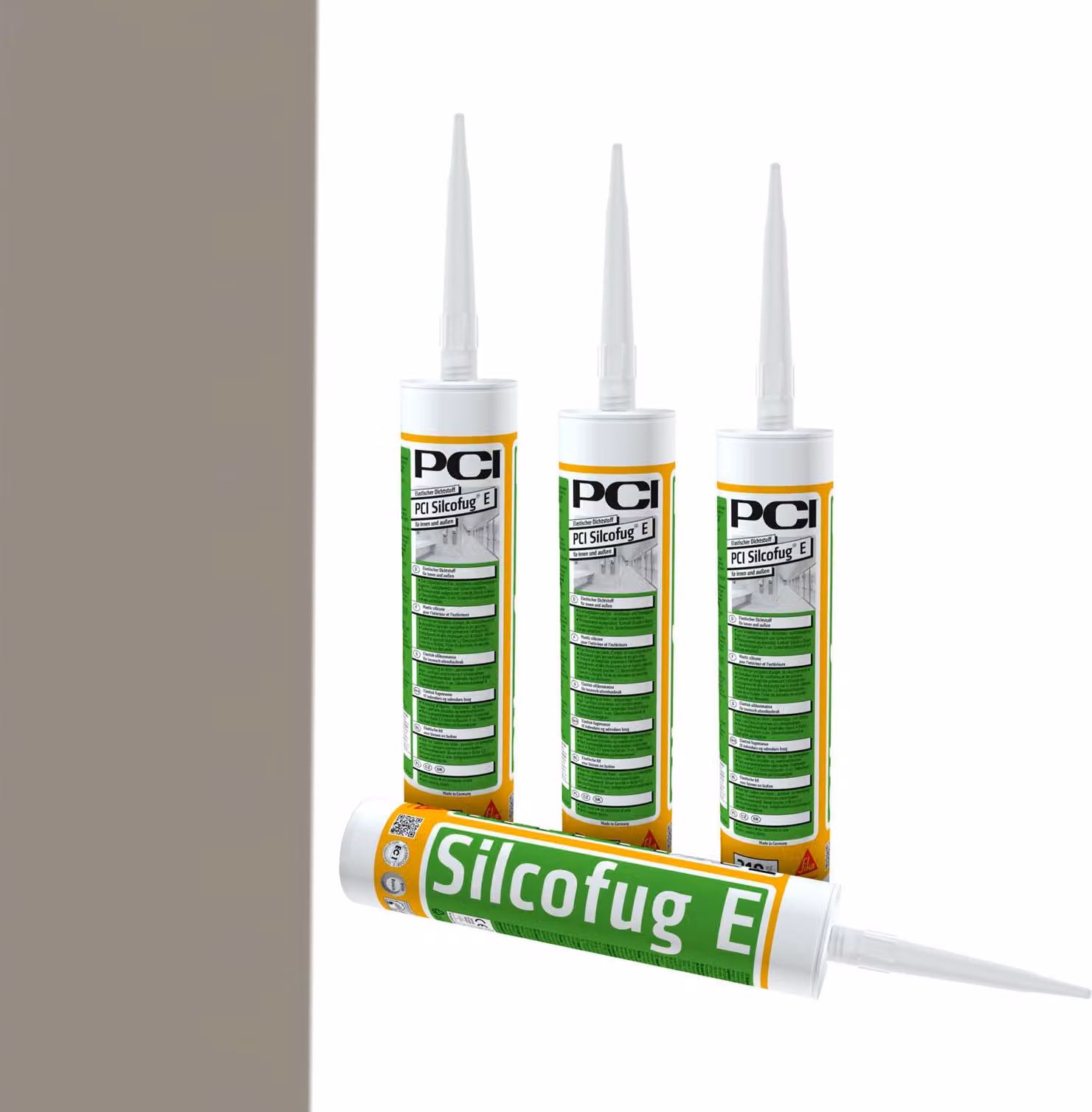 PCI Silcofug E Elastischer Dichtstoff 310ml Zementgrau