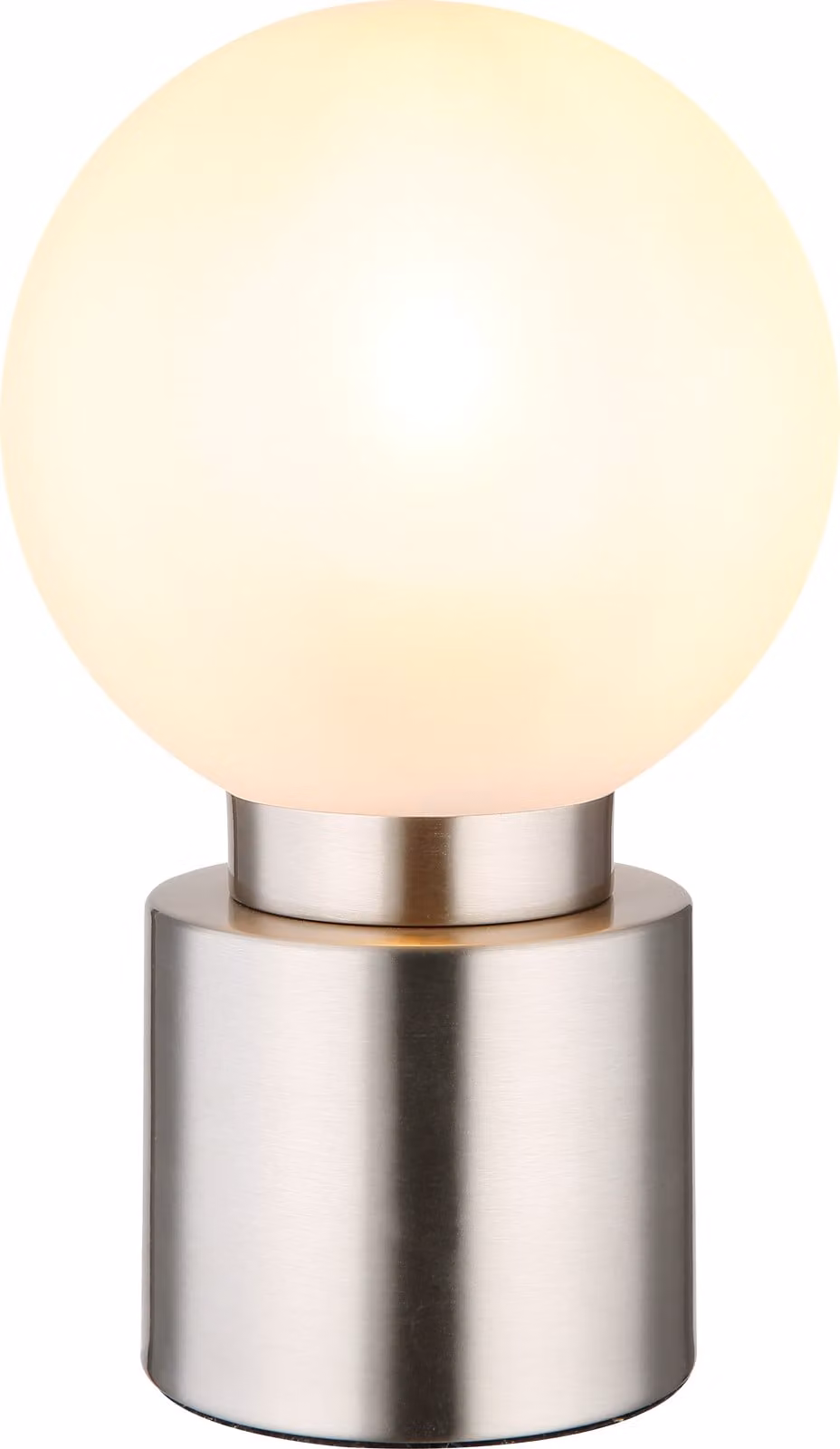 Globo Lighting lampada da tavolo in metallo nichel opaco, 1x E14