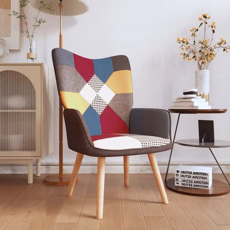 Maison Exclusive - Poltrona relax in tessuto patchwork