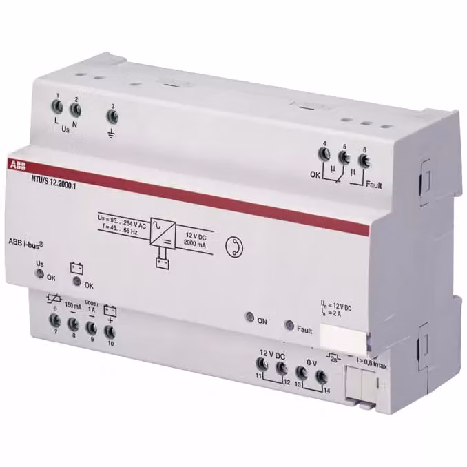 Contatto Stotz NTU/S12.2000.1, alimentatore senza interruzioni, 12 V CC, 2 A, REG, 2CDG110070R0011