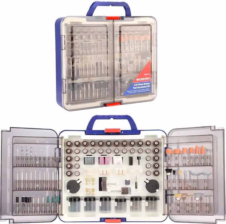 WORKPRO 476 pezzi Set di accessori multifunzione per utensili rotanti
