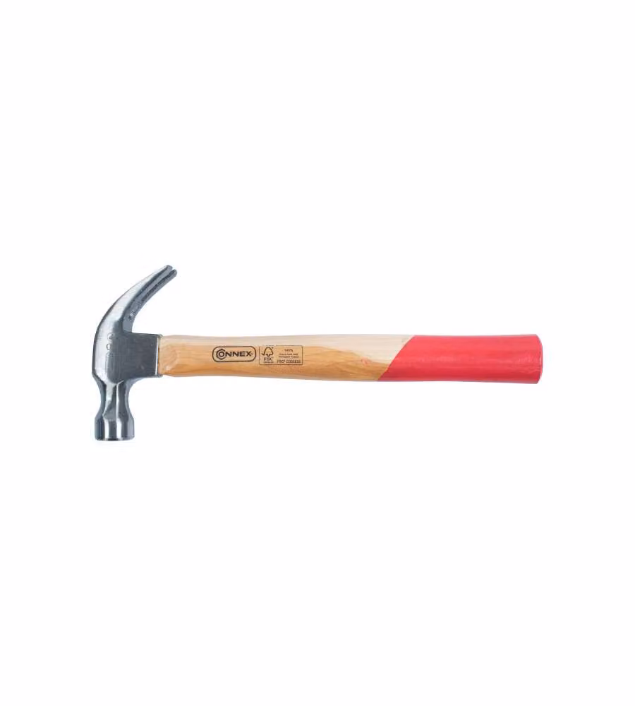 Martello A Granchio 450 Gr. Manico In Legno Certificato Fsc