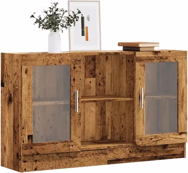 Credenza Buffet da Cucina Design Mania in Legno Antico Marrone L/P/H: 120 x 30,5 x 70 cm – 1