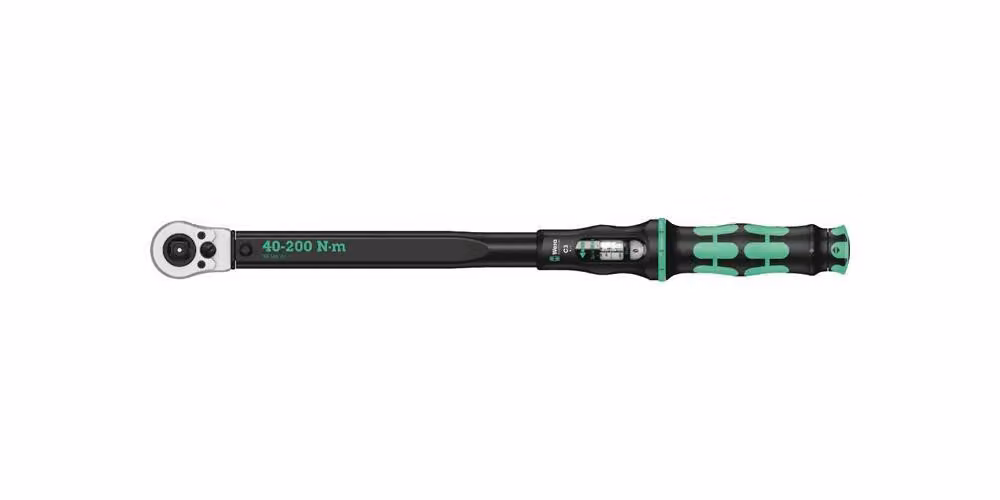 Chiave dinamometrica regolabile Click-Torque C 3 Push R/L per serraggio in senso orario e antiorario, 40-200 Nm, 1/2" x 40-200 Nm