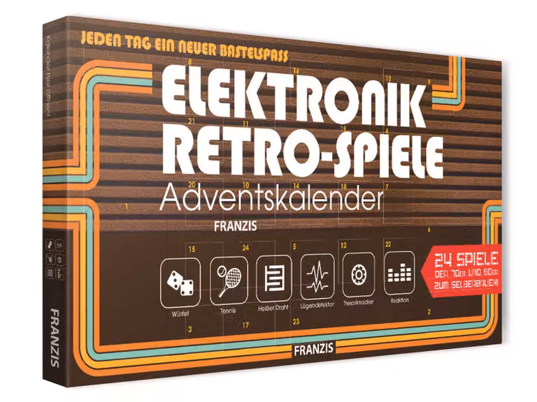 Calendario dell'Avvento 2018 a tema giochi elettronici retrò