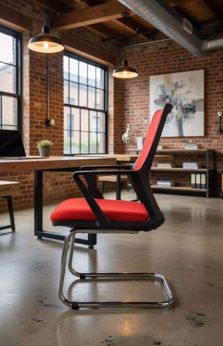Comoda sedia da ufficio per sale riunioni, dal design elegante e confortevole