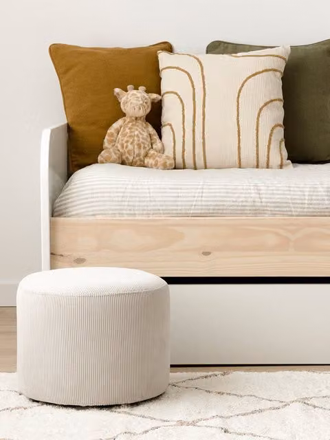 Pouf imbottito Harmony beige Kenay Home