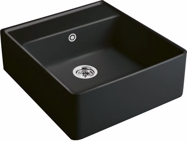 Lavello Villeroy & Boch a vasca singola 595 x 630 mm a comando eccentrico in legno