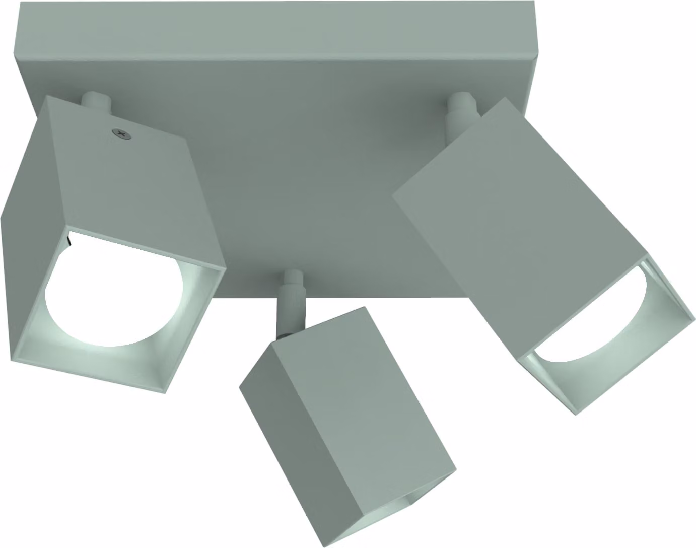 Brick Q Lampada Da Soffitto X3 Monocolore Opaca