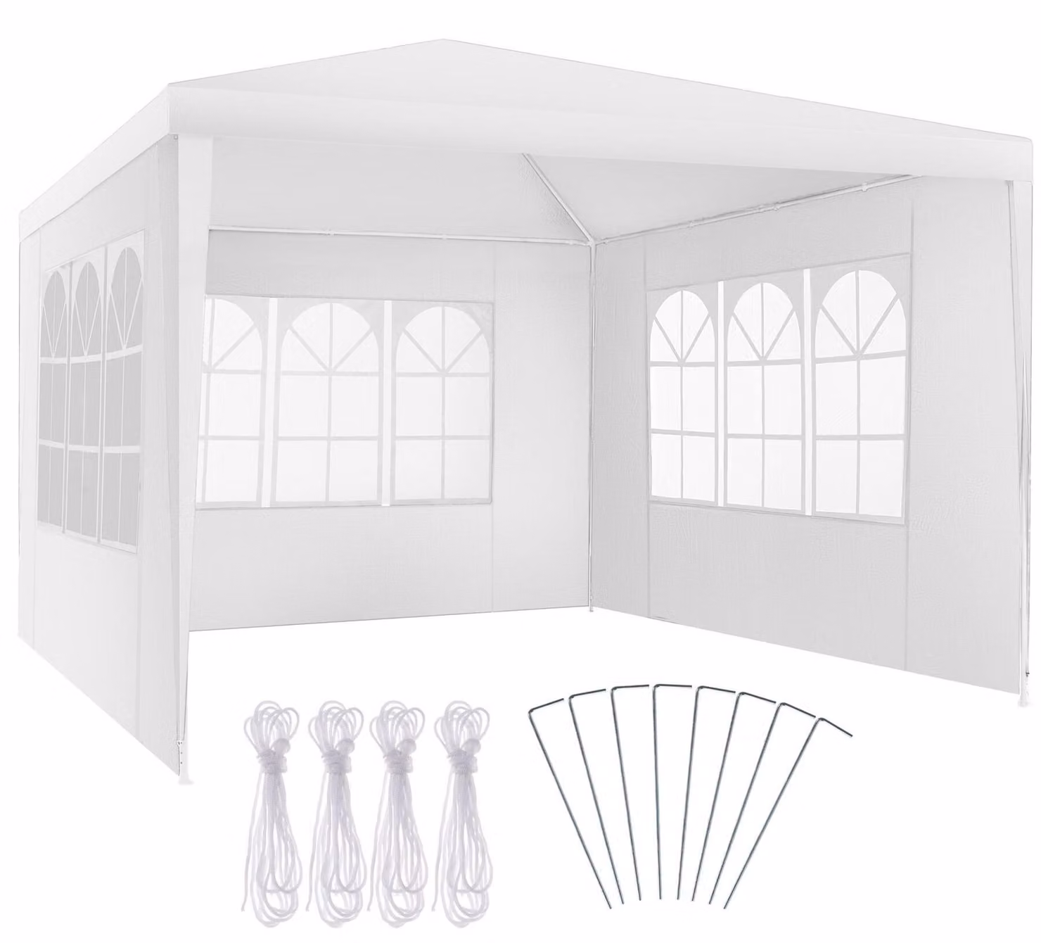 tectake® Barinas padiglione 3 x 3 m, sistema a innesto