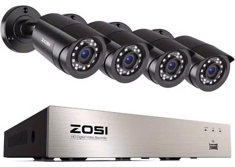 Sistema di sicurezza 1080p - Set di telecamere CCTV - Telecamere di sorveglianza - Videosorveglianza - Telecamera di sicurezza HD