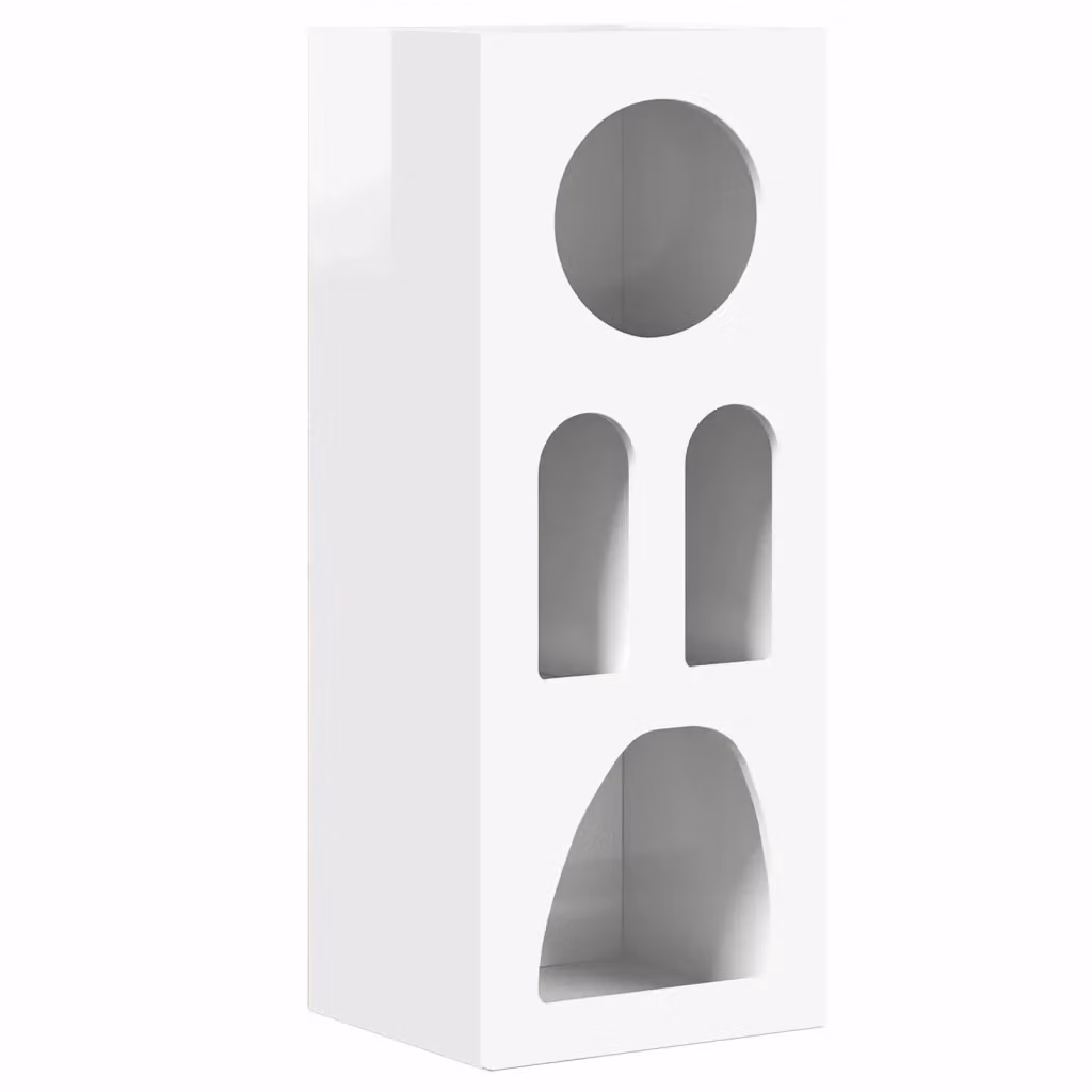 Credenza Buffet Moderna vidaXL Bianco Lucido L/P/H: 40 x 35 x 100.5 cm – 2