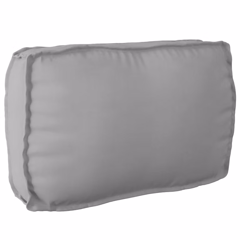 vidaXL Cuscino in Tessuto Oxford Grigio Idrorepellente L: 70 cm, P: 40 cm, H: 12 cm