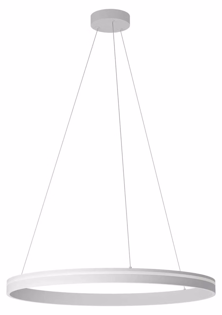 VALDIS SU LED, forma circolare, diametro 79,3, altezza 120 cm, colore bianco